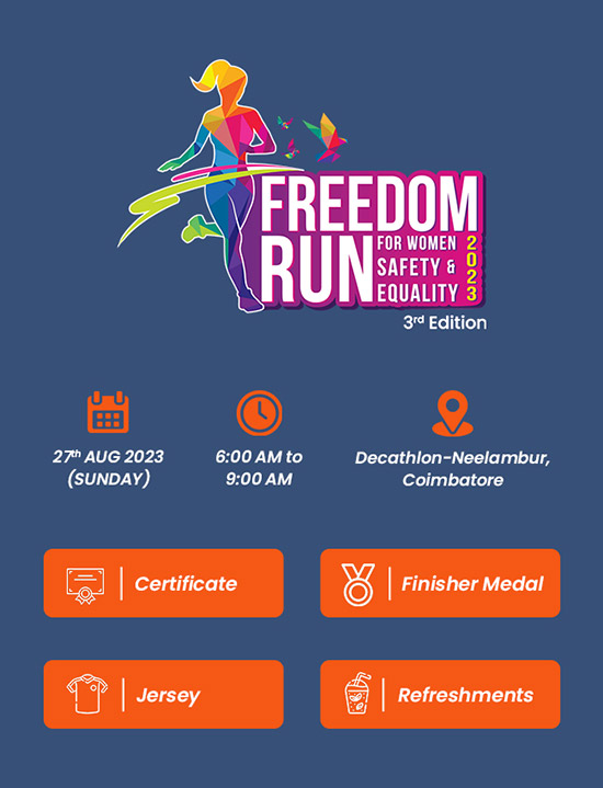 Freedom Run 2023 - top 10 colleges in coimbatore