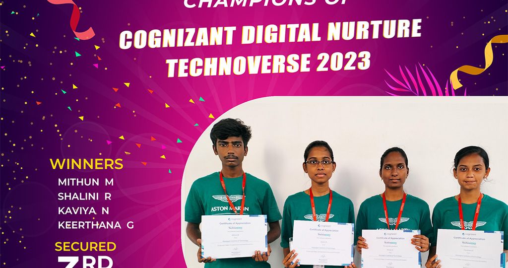 Cognizant Digital Nurture Technoverse Hackathon 2023 - best engineering colleges in tamilnadu