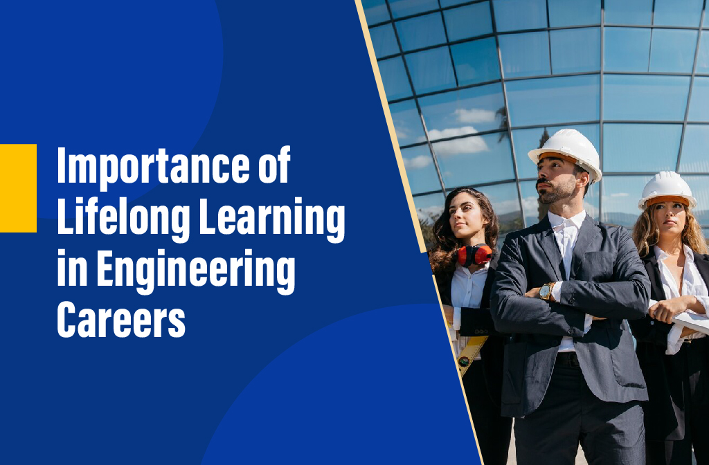 Engineer engaged in lifelong learning for career growth